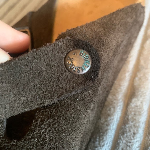 Birkenstock Boston Dark Brown Suede Clogs EU 42 Unisex L11 M9 - Picture 9 of 10